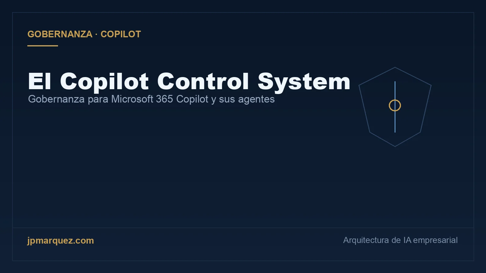 El Copilot Control System: Gobernanza para Microsoft 365 Copilot y sus agentes
