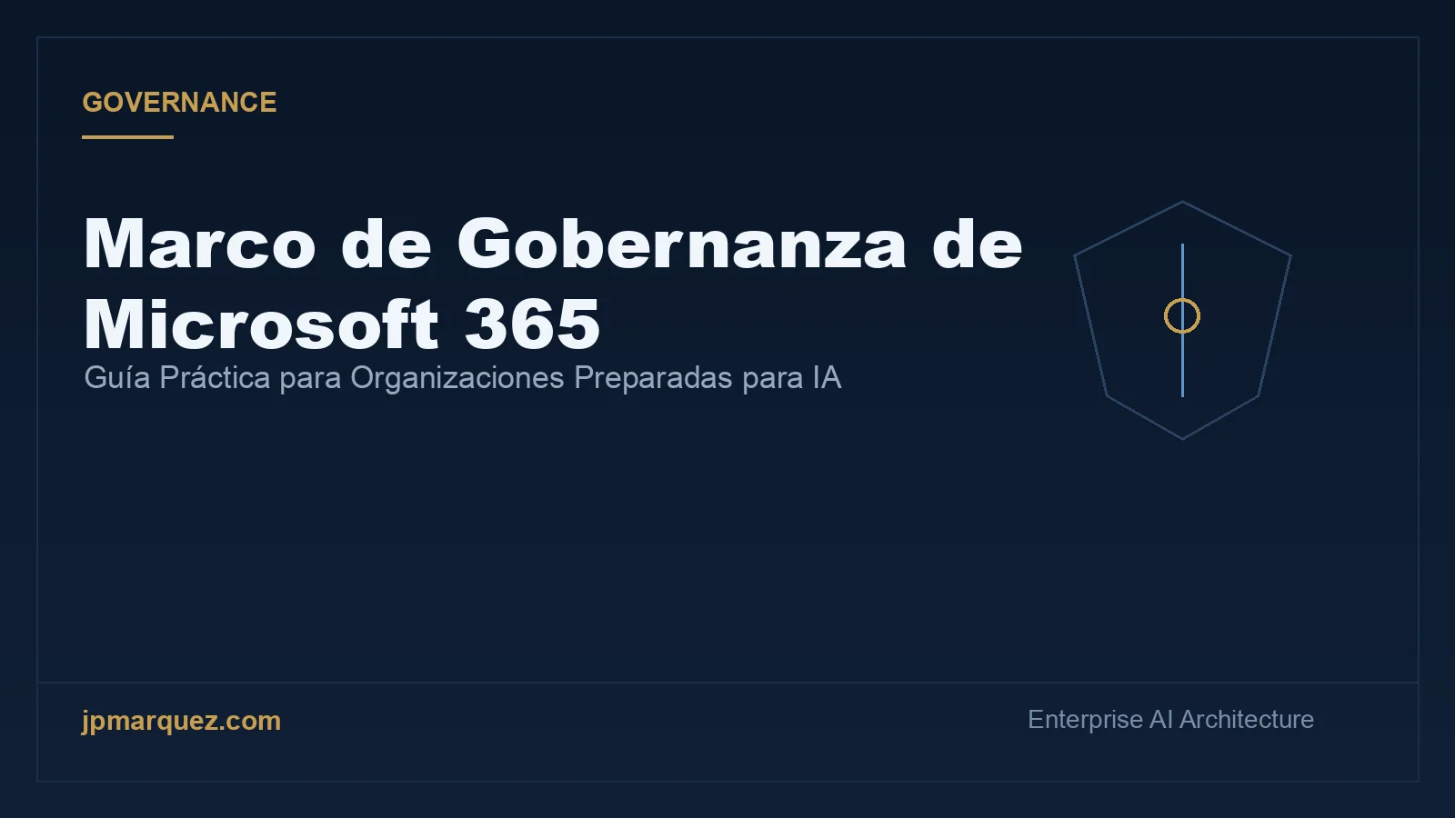 Marco de Gobernanza de Microsoft 365: Guía Práctica para Organizaciones Preparadas para IA