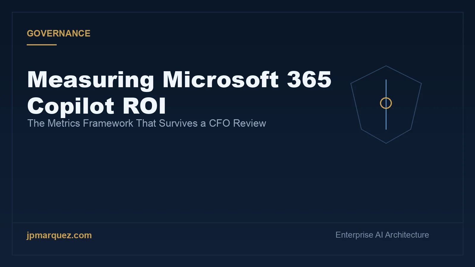 Measuring Microsoft 365 Copilot ROI: The Metrics Framework That Survives a CFO Review