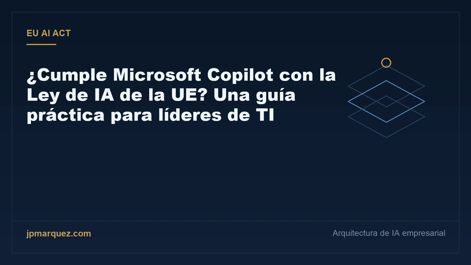 ¿Cumple Microsoft Copilot con la Ley de IA de la UE? Una guía práctica para líderes de TI