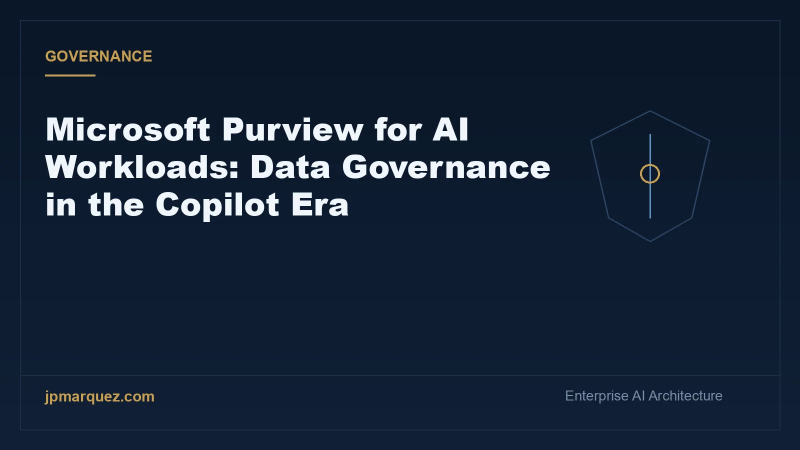 Microsoft Purview for AI Workloads: Data Governance in the Copilot Era
