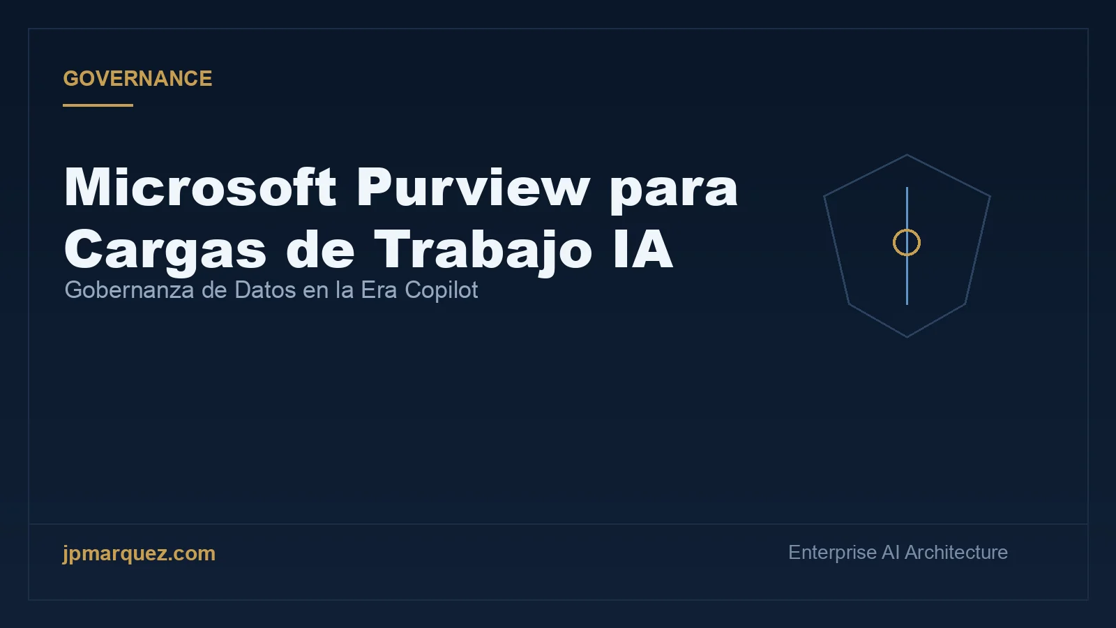 Microsoft Purview para Cargas de Trabajo IA: Gobernanza de Datos en la Era Copilot