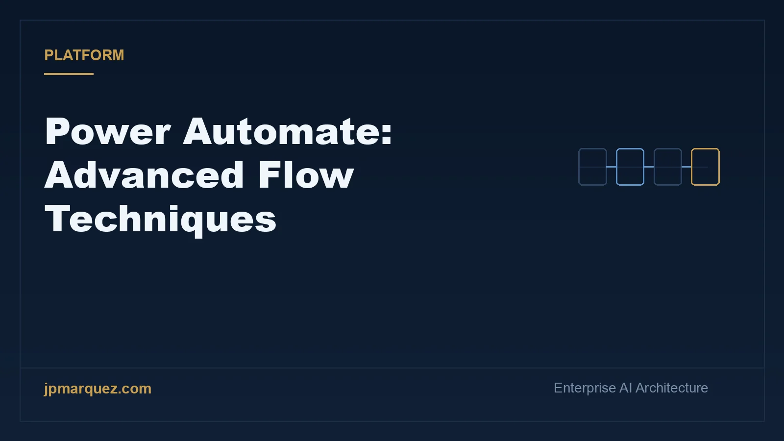 Power Automate: Advanced Flow Techniques