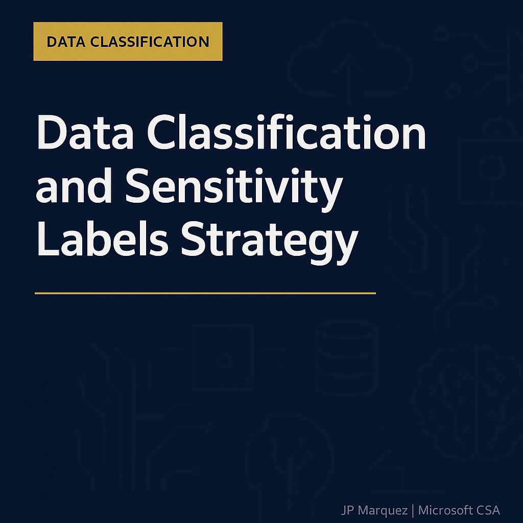 Data Classification and Sensitivity Labels Strategy — Microsoft 365 Governance Framework: A Practical Guide for AI-Ready Organizations