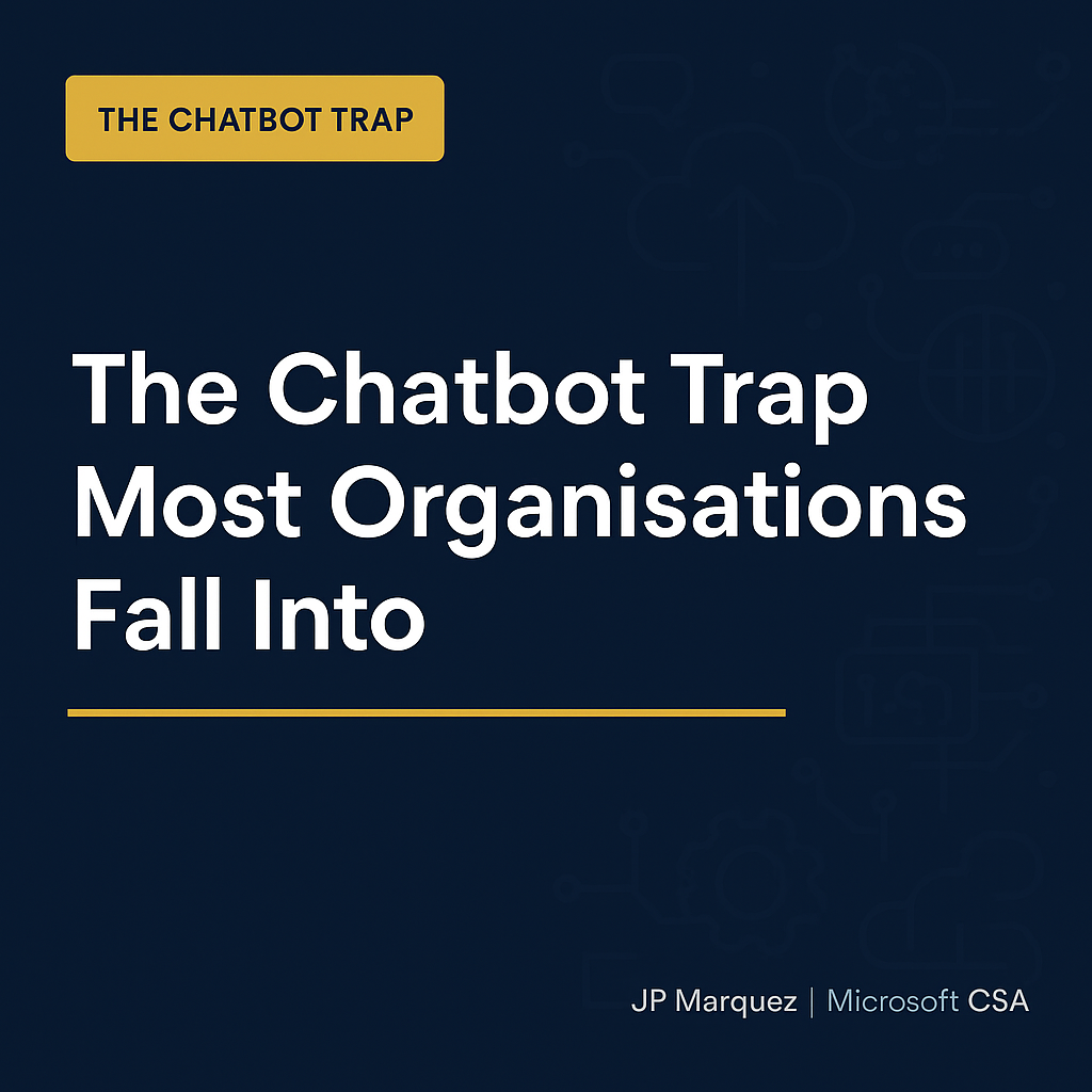 The Chatbot Trap Most Organisations Fall Into — Stop Using Copilot Like a Chatbot: How to Build Real AI Agents in Microsoft 365