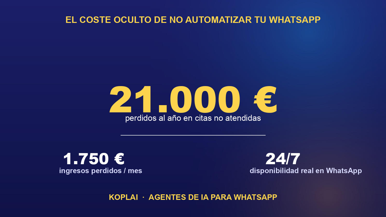 El coste oculto de no automatizar tu WhatsApp
